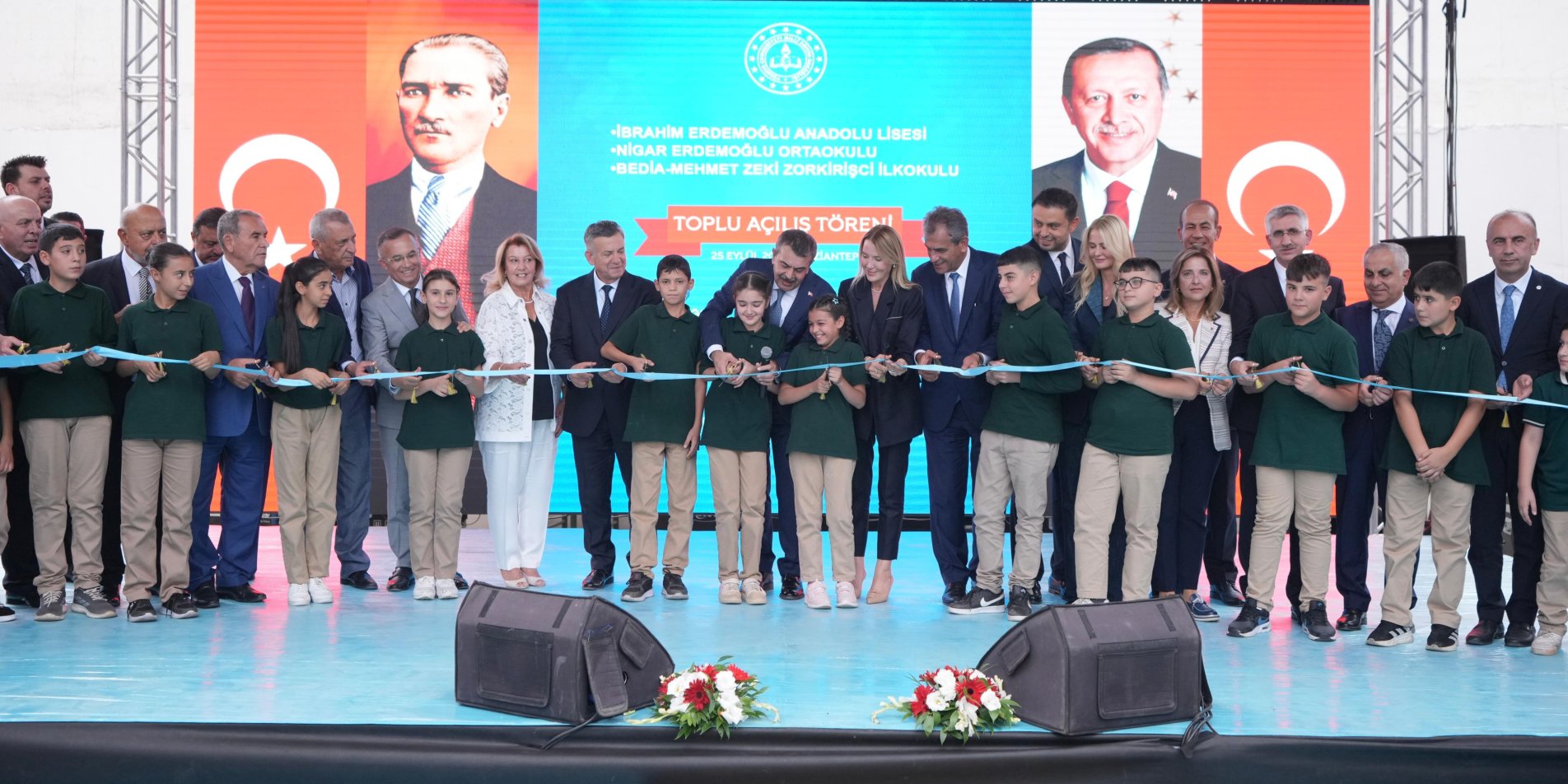 BAKAN TEKİN, GAZİANTEP'TE TOPLU OKUL AÇILIŞ TÖRENİNDE KONUŞTU
